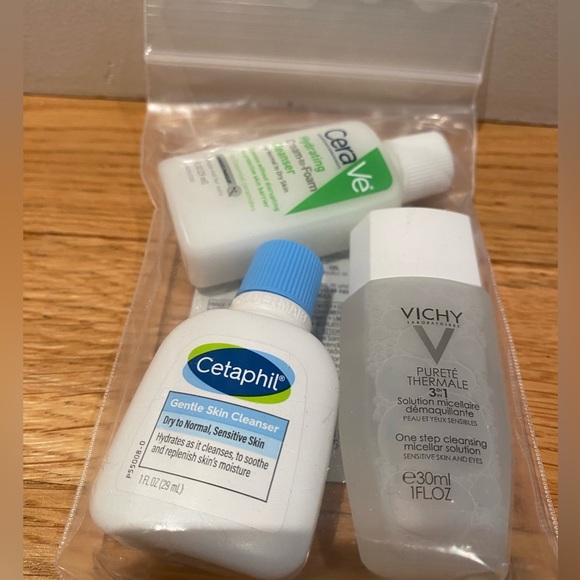 NWT CeraVe & Vichy travel sized skincare set of 4 - Picture 5 of 5